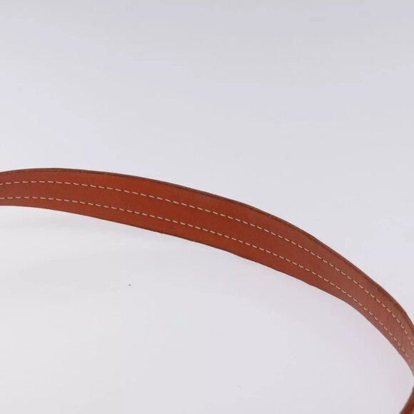 CELINE Shoulder Bag Leather Orange Auth EC246 - Picture 9 of 16